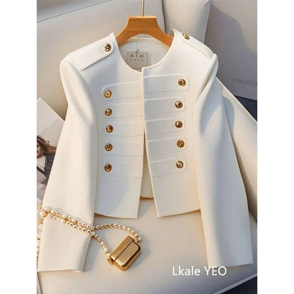 New Ladies Suit Jacket 2025 Spring Autumn Be All-match Fashion Female Blazer Coat Loose Korean Version Temperament Lady Overcoat