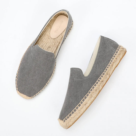 Espadrilles for Men Fashion Casual Canvas Slip on Flat