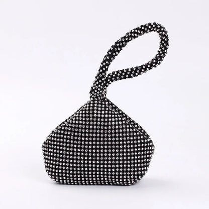 Fashion Women's Dinner Bag Diamond Inlaid Fashion New Handbag Mobile Zero Wallet Wedding Women Model Bag Luxury Champagne Color