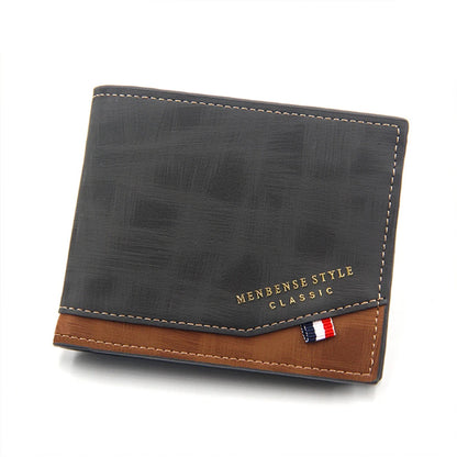 Portefeuilles Homme Mini Porte-monnaie Classique Slim Porte-photo Petit Portefeuille Homme Qualité Porte-cartes Cuir Givré Homme Sacs