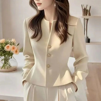 Short Suit Coat Lined Small Fragrant Style Jacket New Beautiful 2026 Temperament Gentle Versatile Spring Autumn Women's Clothing