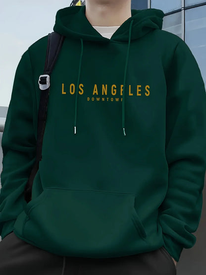 New hot pressed couple's fashionable casual hoodie, pullover round neck hoodie with drawstring