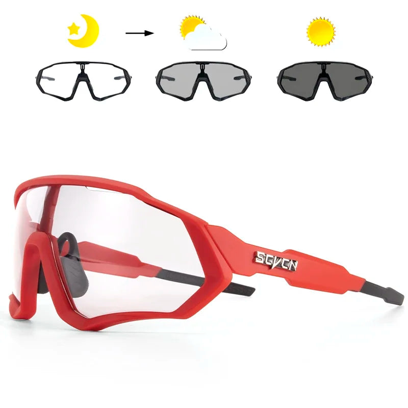Photochromic Cycling Glasses Bicycle for Outdoor Sports Sunglasses MTB Road Goggles Bike Eyewear Men Women Cycl Equipment