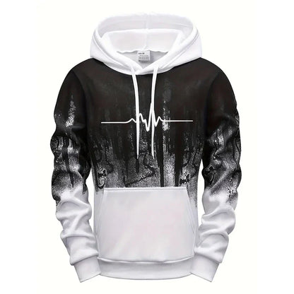 High Quality Men's Tracksuit Casual Jogging Men Versatile Sweatshirts Sweat Pants Fashion Comfort Daily Sports Simple Hoodie Set