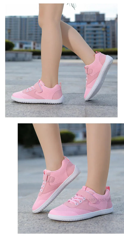 New Boys Girls Sneakers Kids Wide Barefoot Shoes  Naturally Splay Shoes Toddler Little Big Kid