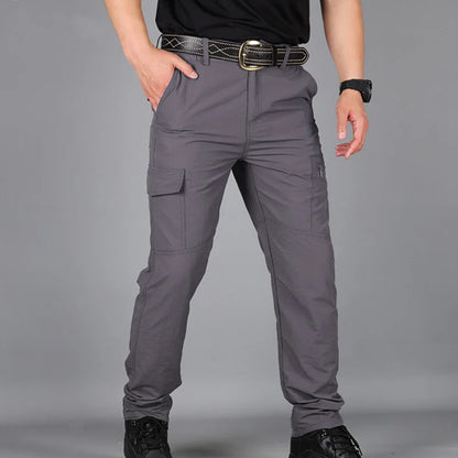 Male Cargo Pants Men Army Military Tactical Pants Streetwear Jogger Trekking Hiking Mountain Work Tourism Trousers Slim Fit