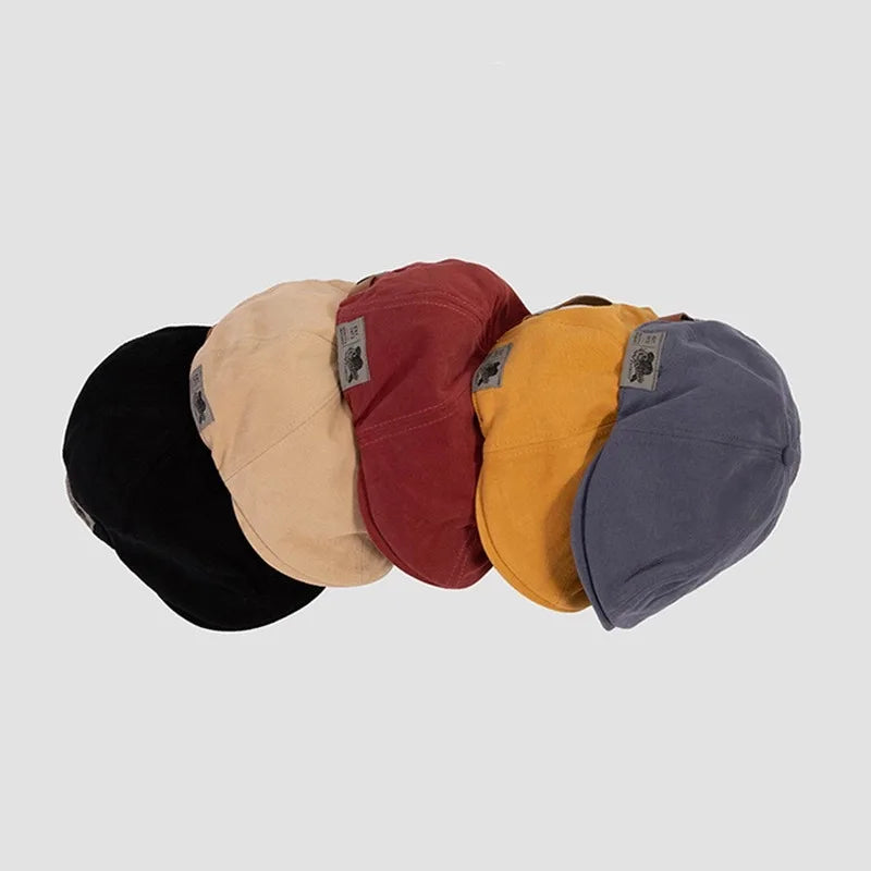 Retro Cotton Peaky Blinders Caps Men Woman Hats Berets British Western Style Ivy Cap Classic Winter Vintage Linen Beret Flat Cap