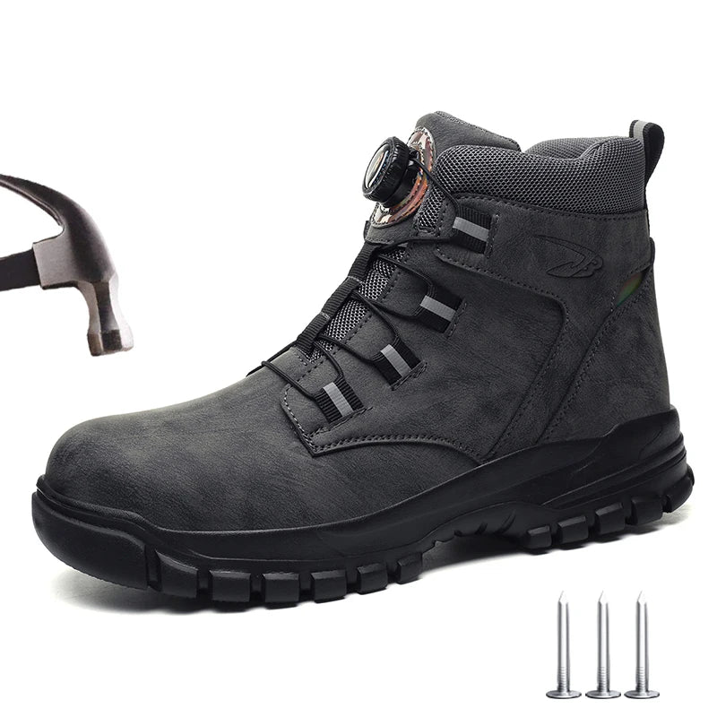 Work Safety Boots Men Waterproof Security Boots lightweight Industrial Steel Toe Work Shoes Protective Men Safety Shoes Size 48