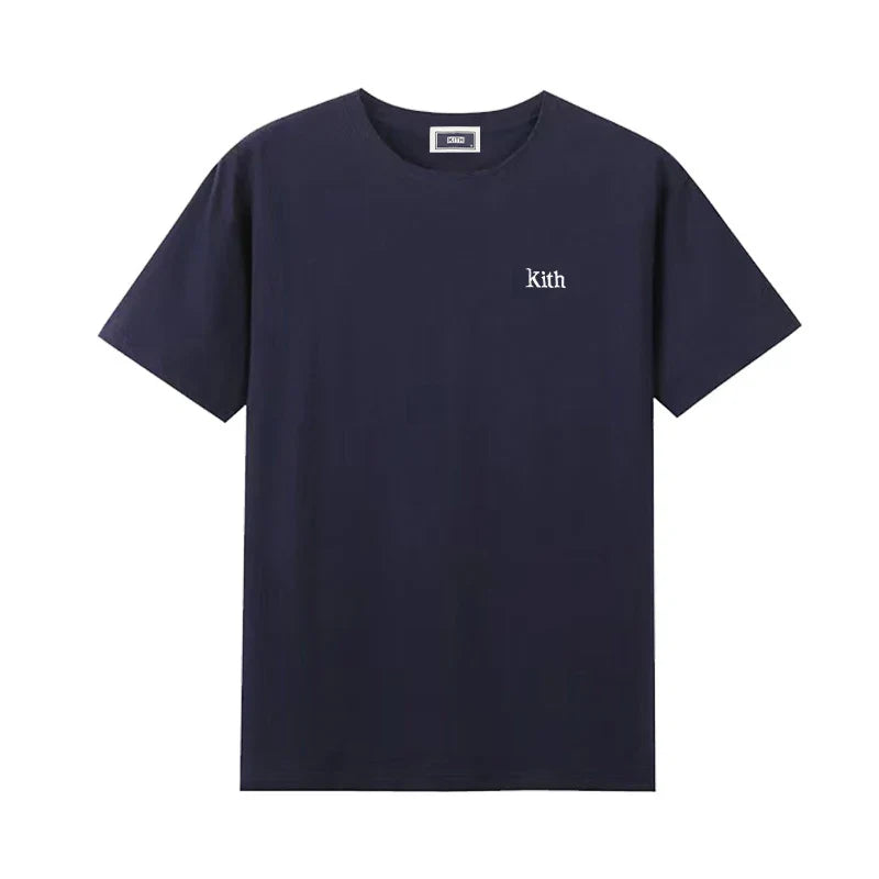 Summer Exported to Japan Korean Cotton Men Women T-shirt Embroidery letter Logo Couple Casual Loose O-Neck Short Sleeve Tees