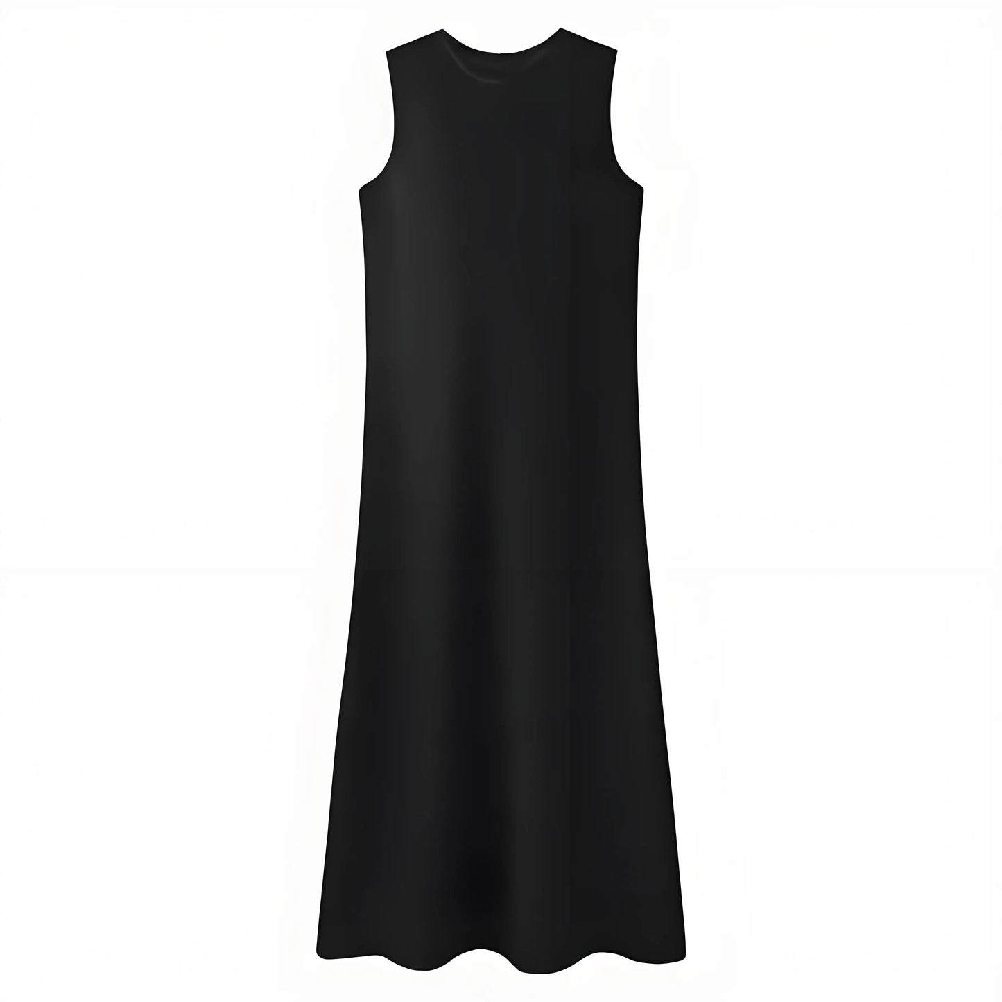 Summer Women Fashion Long Dress Elegance Soft Silk Satin Vest Dress Knitted Top Match Set Maxi Length Woman Chic Dress Set
