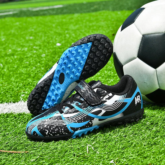 New Men Kids Professional Soccer Shoes Grass Boys Ultralight Football Boots Match Training Shoes Cleats Non-Slip Drop Shipping