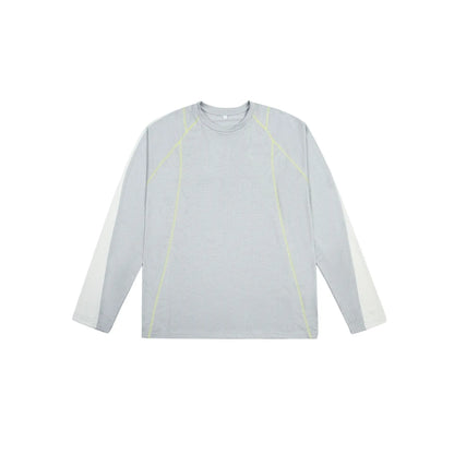 Unisex Sport  Long-Sleeved T-Shirt with Moisture-Wicking, Quick-Drying & Contrast Shoulder Design