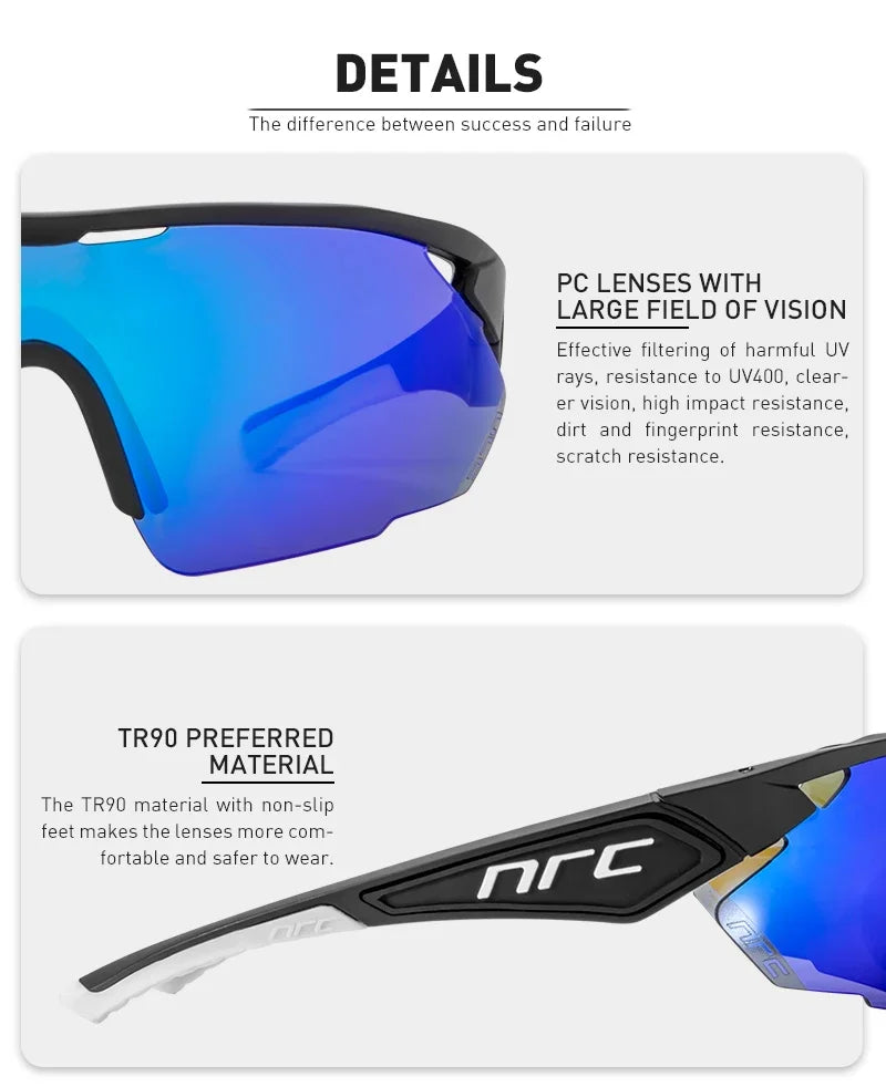 Cycling Glasses Outdoor Bicycle Sunglasses for Men UV400 Sports Running Glasses Women MTB Cycling Sunglasses UV400 Hiking