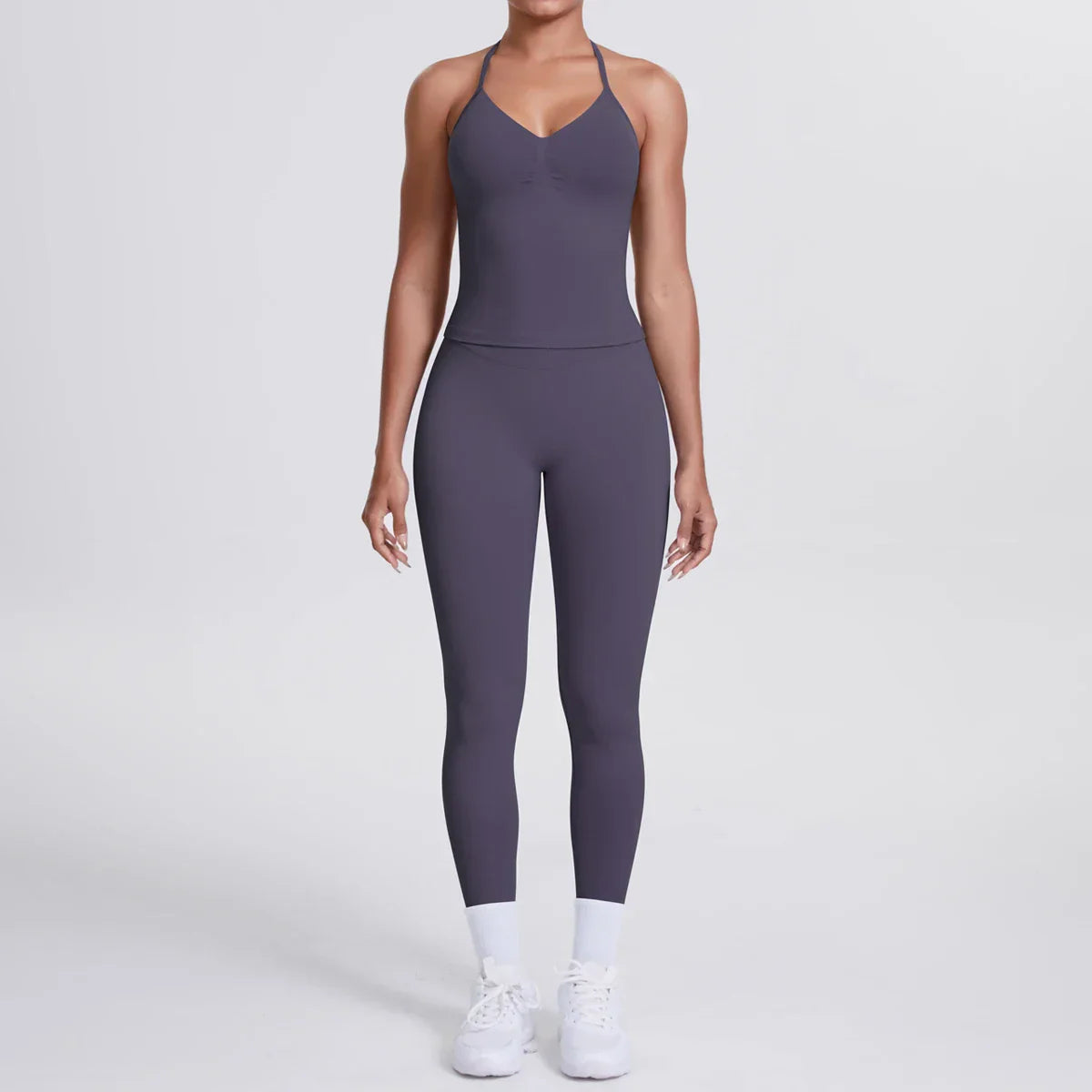 2 Piece Yoga Clothes Women Tracksuit Athletic Wear Pilates Fitness Suit Gym Workout Push Up Clothes Sports Bra Leggings Suit