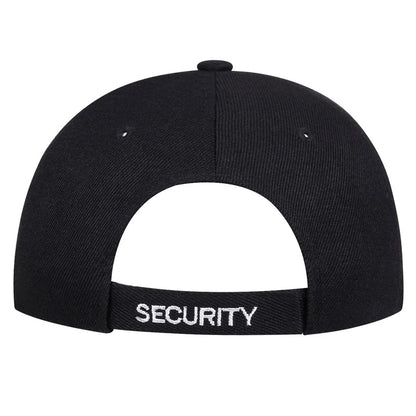 Unisex SECURITY Embroidery Baseball Caps Spring and Autumn Outdoor Adjustable Casual Hats Sunscreen Hat