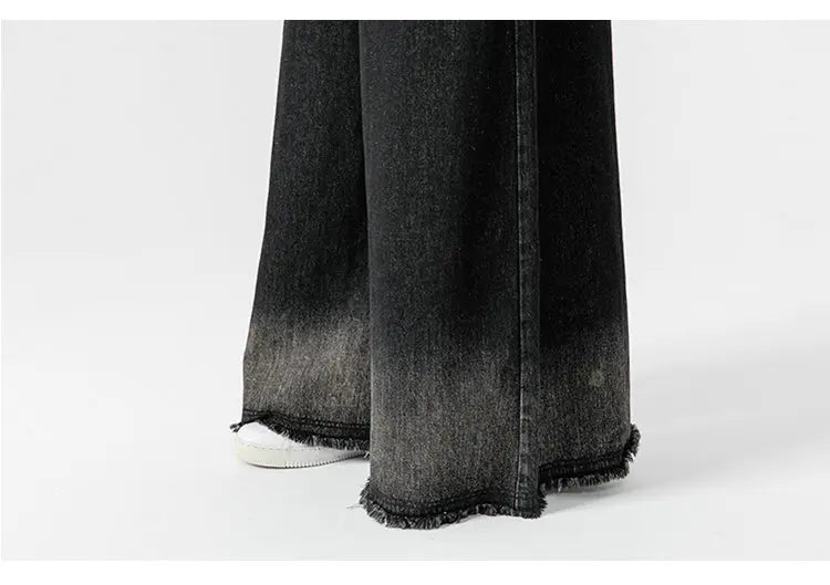 Streetwear Men Wide Leg Jeans Oversized Fashion Loose Jean Pants Male High Street Jogger Woman Denim Trousers Plus Size 5XL