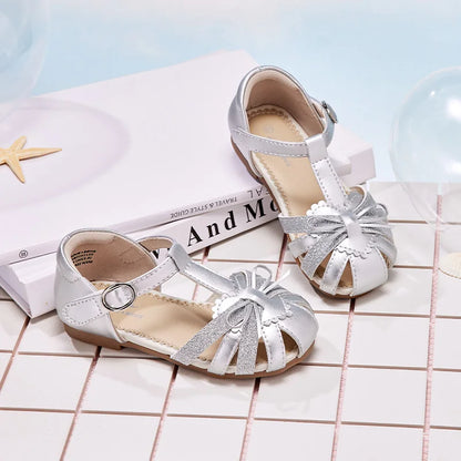 Baby Girls Sandals Summer Lovely Soft Leather Shoes Children's Princess Crystal Shoes Party Outdoor Cool DB2252034