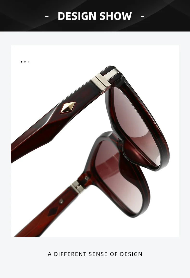 New Trend Sunglasses for Women and Men Simple Design Decorative Glasses Car Driving Eyewear Unisex UV400 Sun Glasses