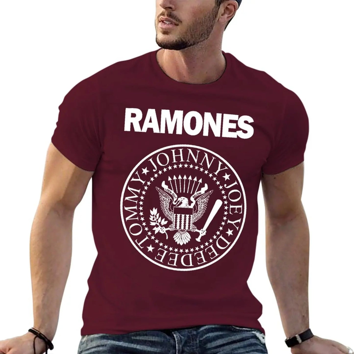 The Ramone Merch Essential T-Shirt street wear Blouse anime stuff outfits for men