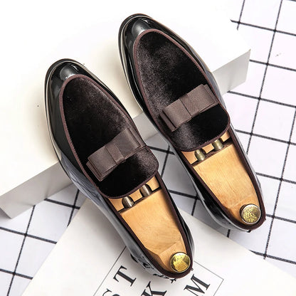 38~48 Mens Dress Italy Paty Leather Wedding Luxury Designer Flats Business Formal Gentleman Casual Driving Shoes for Men Loafers
