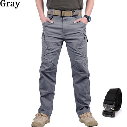 City Military Tactical Pants Men SWAT Combat Army Trousers Men Hiking Hunting Waterproof Wear Resistant Casual Cargo Pants