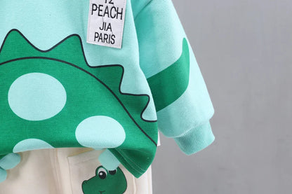 New Autumn Baby Girl Clothes Children Boys Cartoon T-Shirt Pants 2Pcs/Sets Toddler Casual Costume Infant Outfits Kids Tracksuits