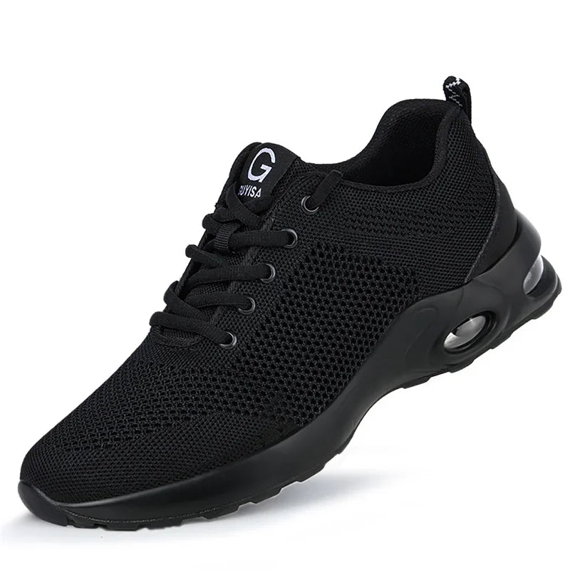 35-50 Air Cushion Working Shoes For Men Anti-Smashing Steel Toe Puncture Proof Construction Safety Shoes Sneakers Male Footwear