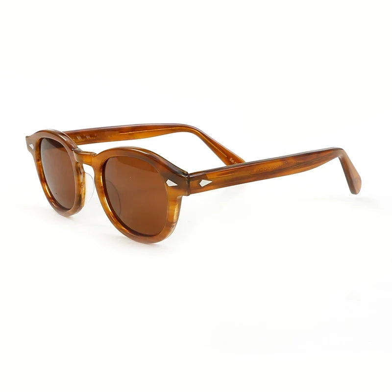 Polarized Sunglasses Men Women UV400 Acetate Frame Johnny Depp Lemtosh Style Sun Glasses Brand Retro For Male Eyeglasses