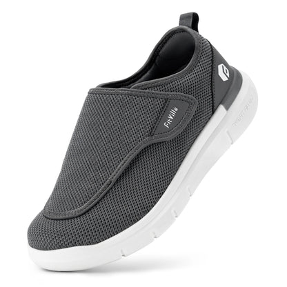 Men's Diabetic Shoes for Elder Orthopedics Feet Swollen Extra Wide Adjustable Walking Shoe Elderly Foot Pain Relief