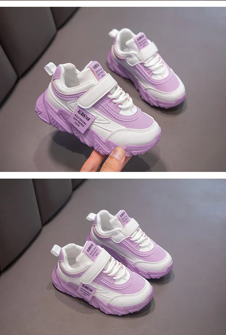 2024 Autumn New Kids Sneakers Children Casual Sneakers for Boys Girls Classic Soft Anti-skid Fashion Sports Running Shoes Tide