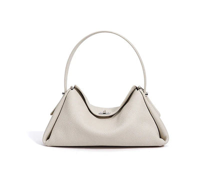 Minimalist Lady Soft Genuine Leather Pillow Crossbody Bag Women's Convertible Shoulder Bags 2026 New Chic Solid Color Handbag