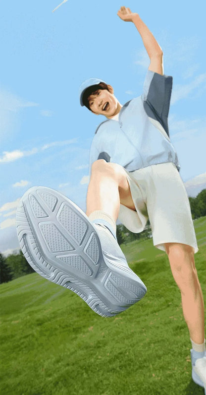 Men Running Shoes Lightweight Breathable Comfortable Wear-resistant Elastic Sole Sneakers 672612217