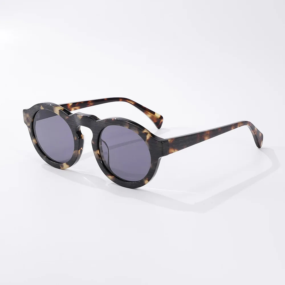 New Fashion Handmade Acetate Men Sunglasses Women Personality Designer Eyeglasses Outdoor Driving Trip Sun Protection UV400