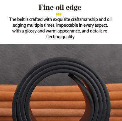 High grade Stainless steel horse slide buckle men belts 3.8cm wide genuine leather Waistband cowboy casual ceinture homme