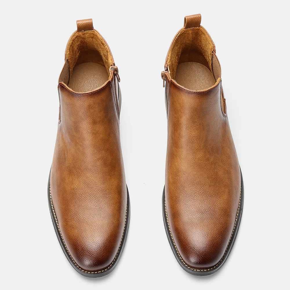 Size 7~13 Men Chelsea Boots  Ankle Boots soft leather Men Boots