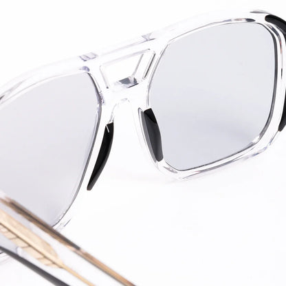 2026 New Fashion Thick Large Frame Man Sunglasses High Quality Handmade Acetate Retro UV400 Protection Goggles Women Sun Glasses