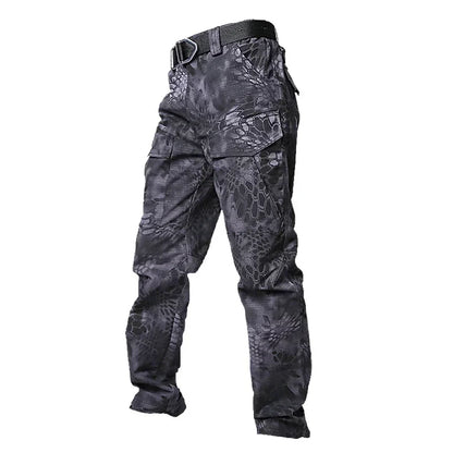 2026 City Tactical Cargo Pants Men Hiking   Hunting Pants Cotton Multi-pocket Stretch Flexible Man Casual Trousers