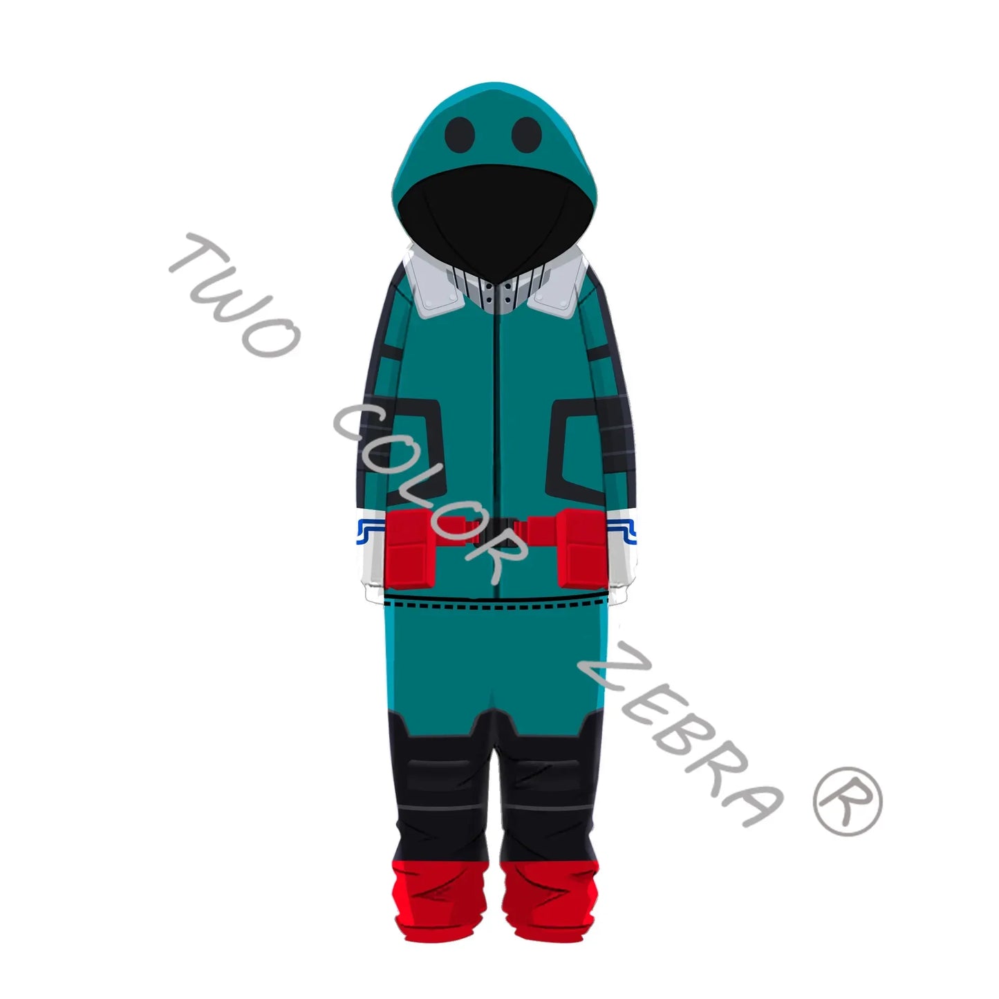 Anime My Hero Academia Izuku Midoriya Cosplay Costume Sleepwear Boys Girls Hoodie Pants Pajamas Jumpsuit Outfit Christmas Gift