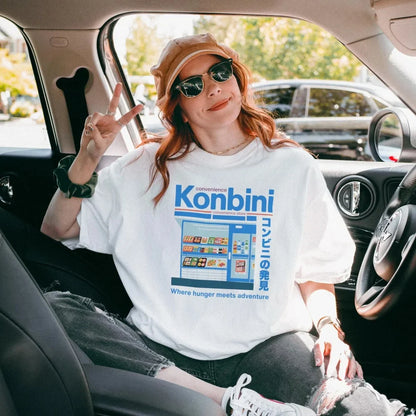 Japan Convenience Store T-shirt, 90s anime shirt, Japanese Streetwear, Harajuku shirt, Japan Retro shirt, Japan fashion, Vintage