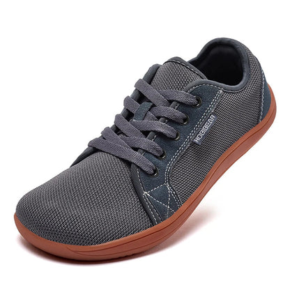 Wide Toe Barefoot Shoes Womens Mens Outdoor Lace Up Running Sneaker Zero Drop Comfortable Casual Shoes