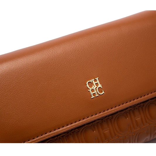 Women's Shoulder Bag New Magnetic Flip Chain Bag Brown Small Square Bag Wallet