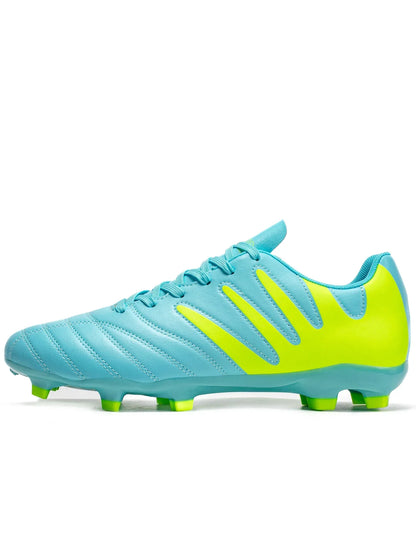 AG FG Outdoor Soccer Boots Breathable PU Fabric Upper TPU Reinforced Sole Wear Resistant Boys Girls Professional Football Shoes