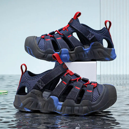 Children Sandals Boy Girls Barefoot Shoes Summer Luxury Design Kids Casual Sneaker Outdoor Beach Sports Sandals for Boy Girls