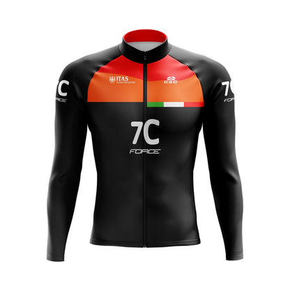 2022 ITAS Winter Cycling Jersey Thermal Fleece Outdoor Pro Sports Long Sleeve Jacket Bike Clothing