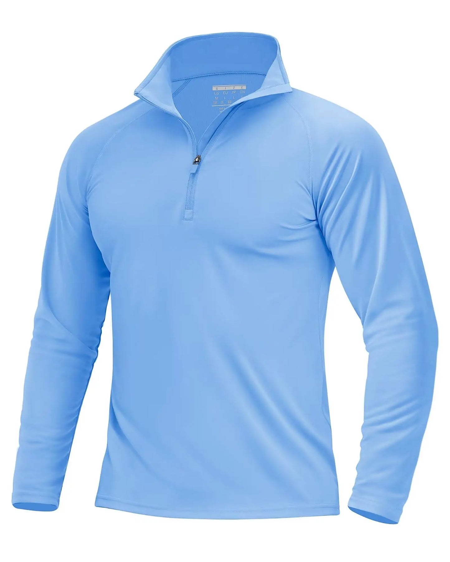 Mens UPF50+ UV Protection T-Shirt Lightweight Long Sleeve Quick Dry Fishing Shirt Outdoor Hiking Workout Rash Guards