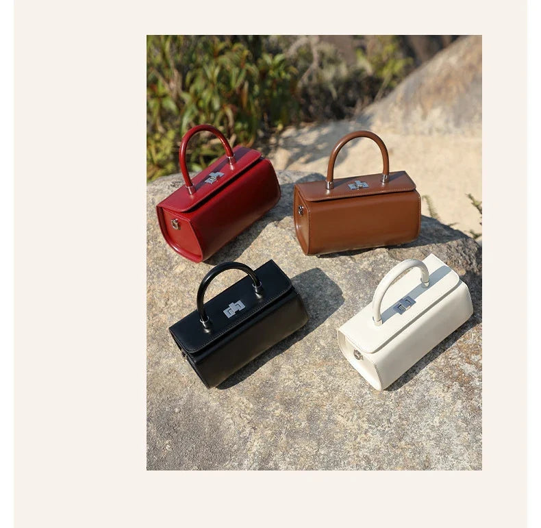 Genuine leather woman bag shoulder bag Handbags ladies crossbody bags luxury designer minimalism bag mini bag white
