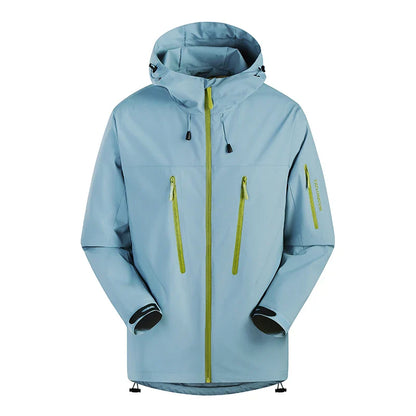 Spring New Men's Mountaineering Jacket Windproof and Waterproof Fabric Fashion Hip Hop Design Casual Oversize Outdoors Coat