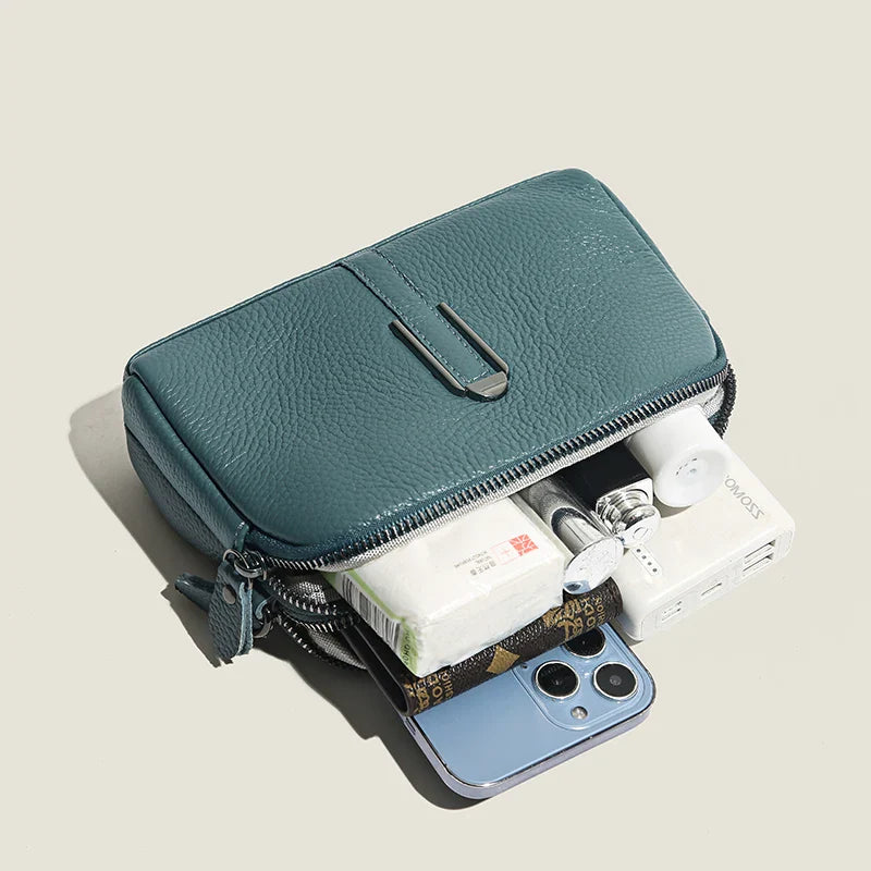 Genuine Leather Bag Luxury Women's Handbags Bag for Woman 2022 Female Clutch Phone Bags Shoulder Bag Crossbody Messenger Pack