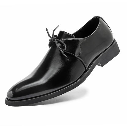 New Men's Solid-Color Belt Casual Shoe Are Comfortable And Classic Business Office Fair Dress Shoe Are Fashionable Wedding Shoes