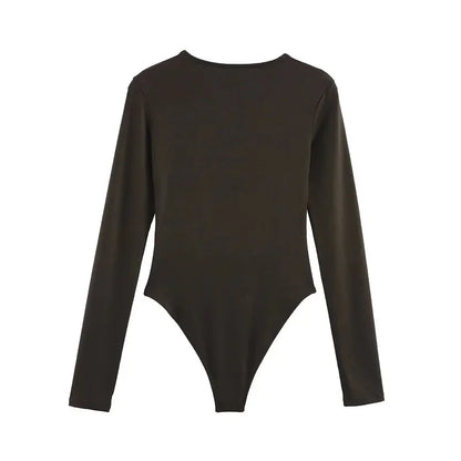 Black Bustier Bodys for Women Sexy Extreme Bodysuit Women Long Sleeve Bodysuits Woman One Pieces Summer Tops Woman 2025